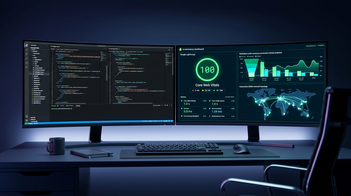 Shopify Plus High-Performance Engineering Command Workspace and Core Web Vitals Telemetry