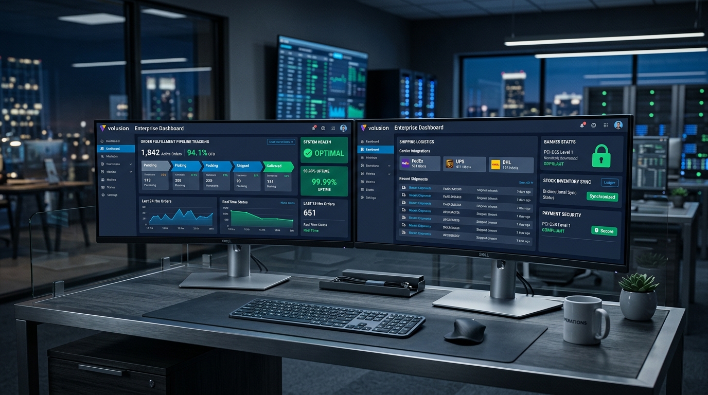 Enterprise Volusion Operations Console and Fulfillment Logistics Telemetry